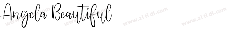 Angela Beautiful字体转换